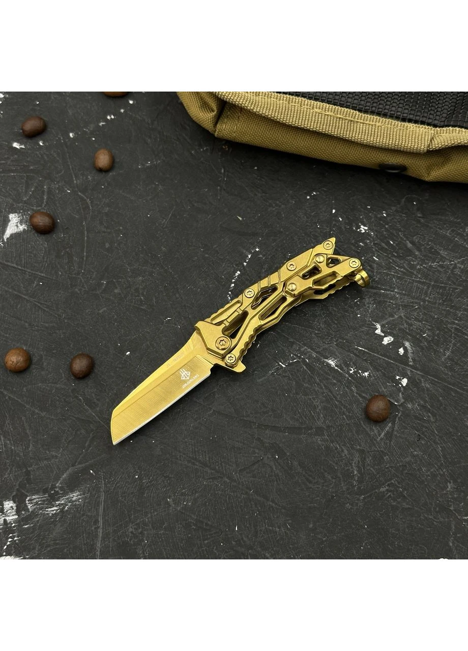 Ніж Складаний Cyberpunk Mini Gold No Brand (362044865)