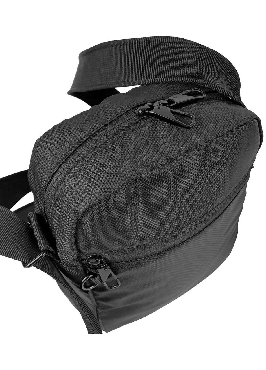 Чоловіча сумка через плече Антизлодій з Rfid захистом чорна LS (372456312)