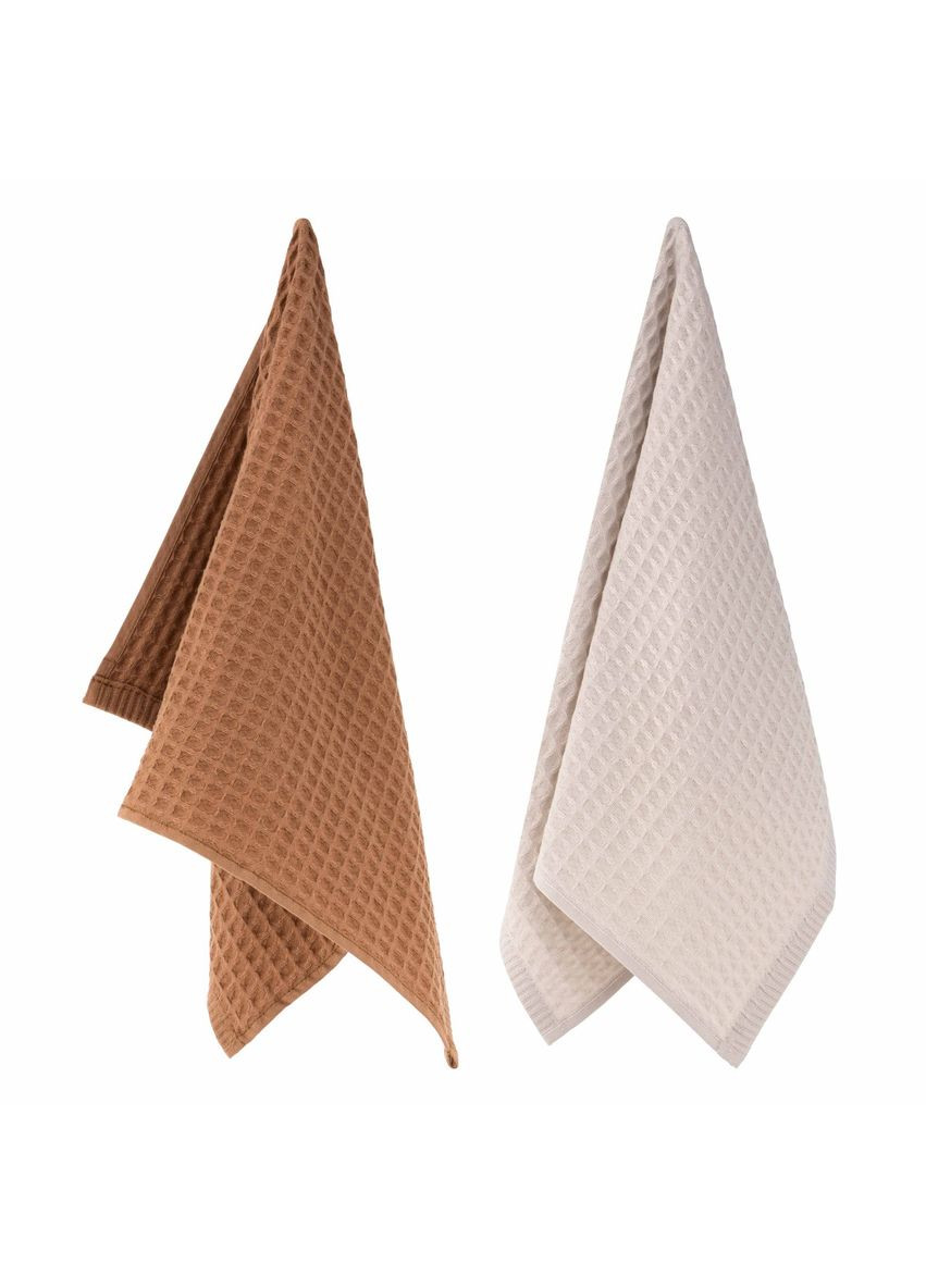 Набір рушників кухонних Pique ART4060VB 2 предмети коричневий Ardesto комбінований