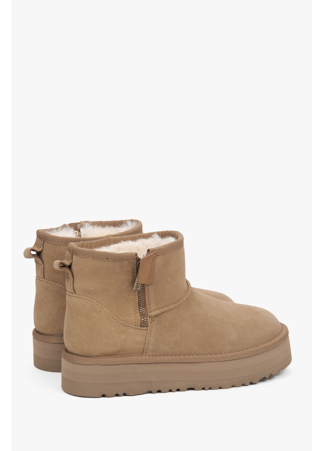 Угги, цвет бежевый Estro (371882207)