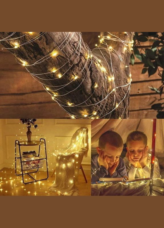 Светодиодная гирлянда-штора 3х1 м Новогодняя гирлянда на окно с пультом Белый холодный No Brand (312538360)