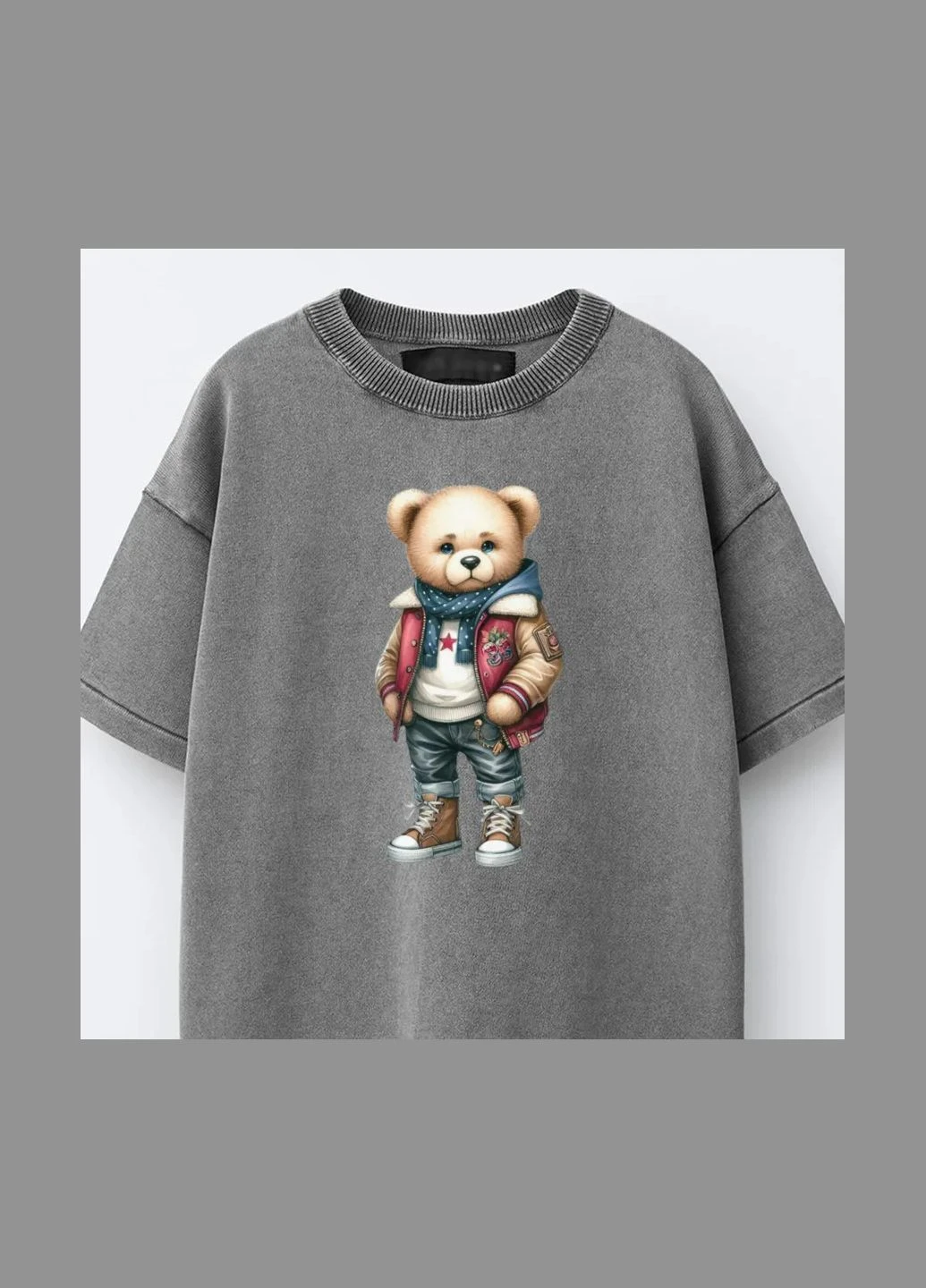 Термоаппликация "Мишка в кедах" (7107) No Brand (335810950)