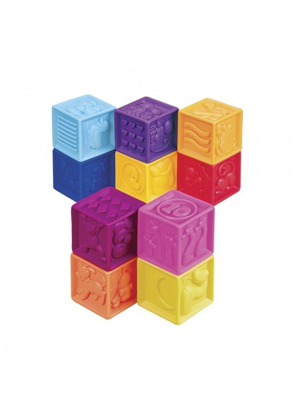 Развивающие Силиконовые Кубики - Посчитаем Battat (331173499)