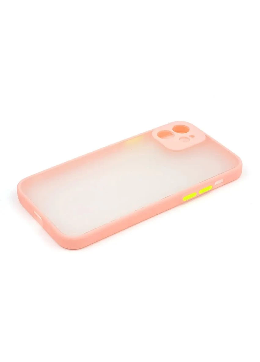 Силиконовый чехол с закрытой камерой Avenger для iPhone 12 Pink Totu (304254363)