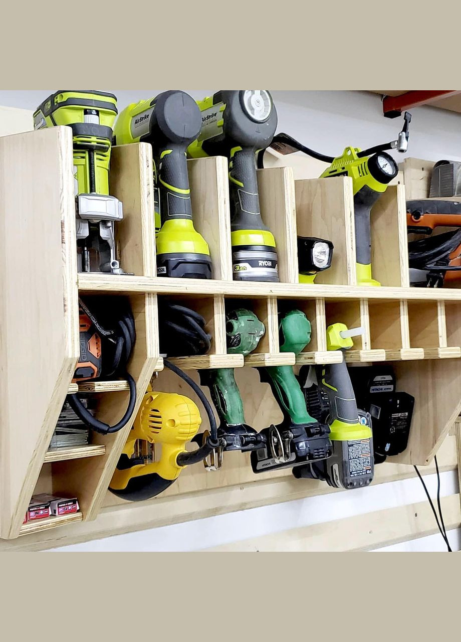 Органайзер для шурупокрутів з дерева Поранде бланже (ОШР-003501) No Brand (328909338)