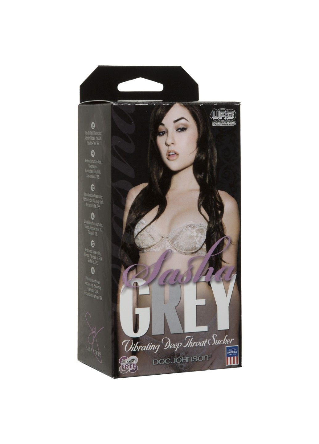 Мастурбатор Sasha Grey - Ultraskyn Vibrating Deep Throat Sucker Doc Johnson (316633388)