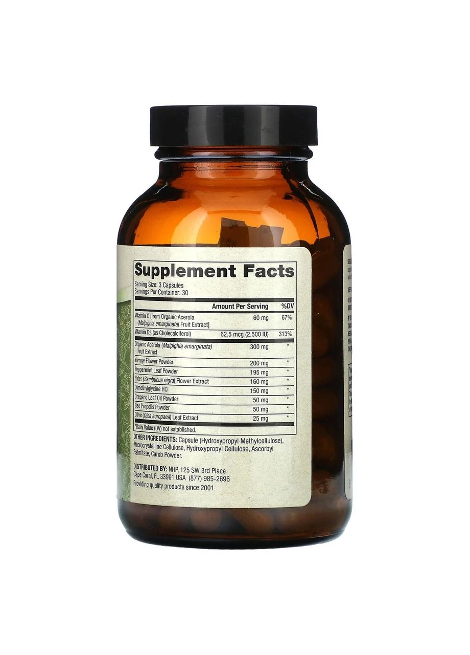 Поддержка иммунитета Herbal Immune Support 90 капс Dr. Mercola (357340595)
