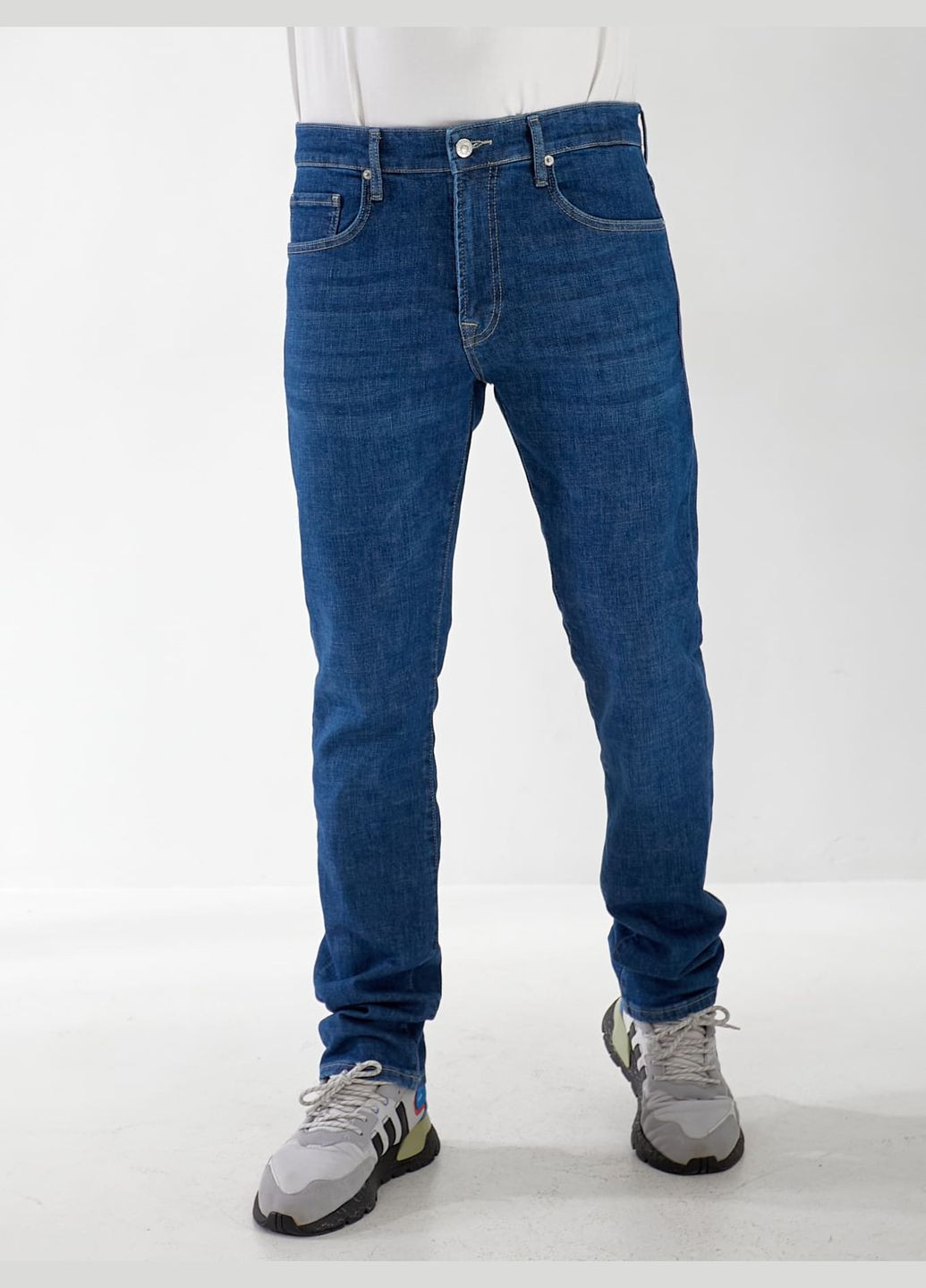 Синие демисезонные джинсы madelen straight мужские Fashion