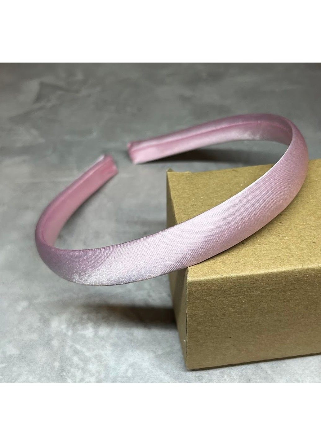 Обруч для волосся (заготовка), пластик, ширина 1,5 см, рожевий No Brand (305589374)