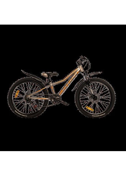 Велосипед DRONE 24"11" Сірий-Жовтогарячий Titan (370789531)