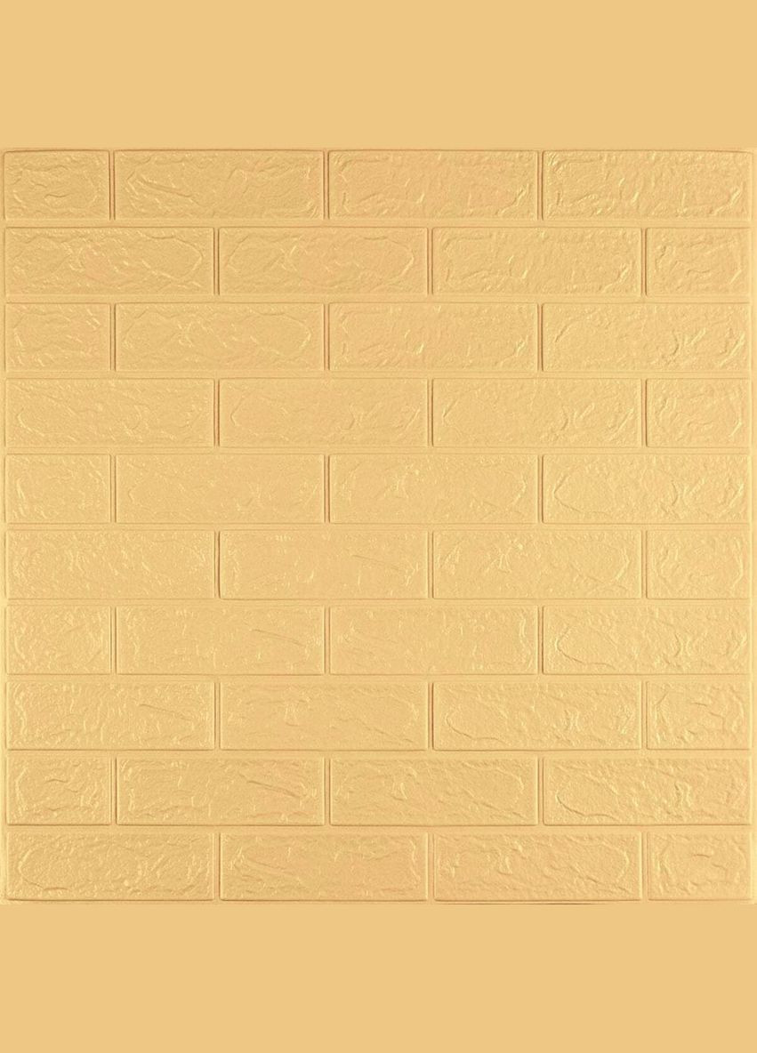 Панель стеновая 3D 700х770х2мм ЖЕЛТО-ПЕСОЧНАЯ (D) SW-00001909 No Brand (328578652)