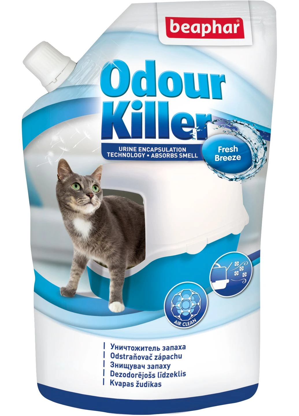 Ликвидатор запаха Odour Killer for Cats для кошек 400 г (15234) (8711231152346) Beaphar (279564157)
