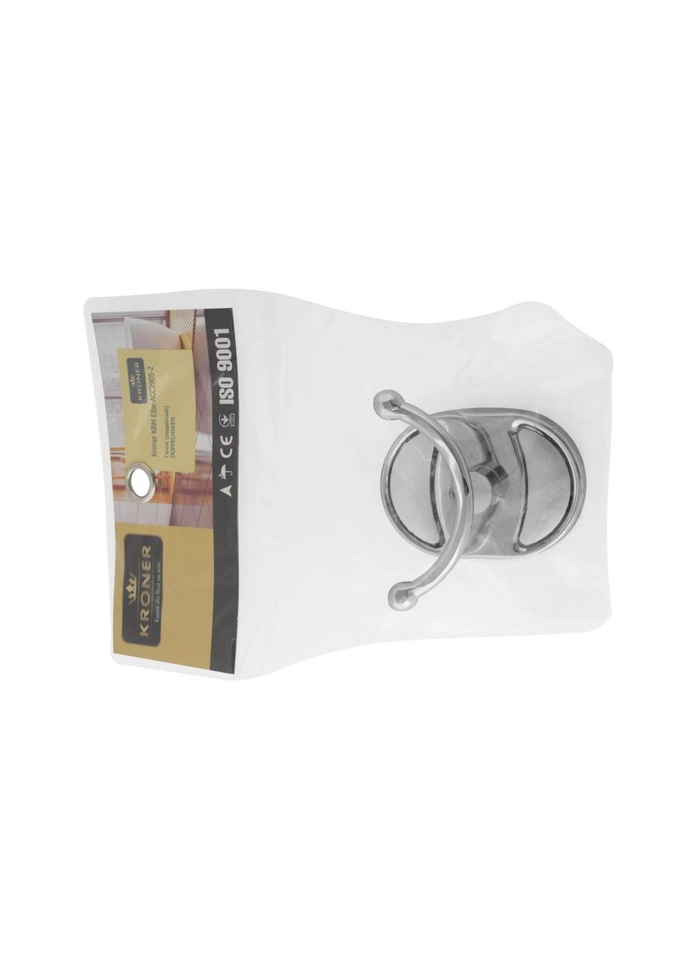 Крючок для ванной комнаты KRM Elbe - ACC2905-2 Kroner (392909347)