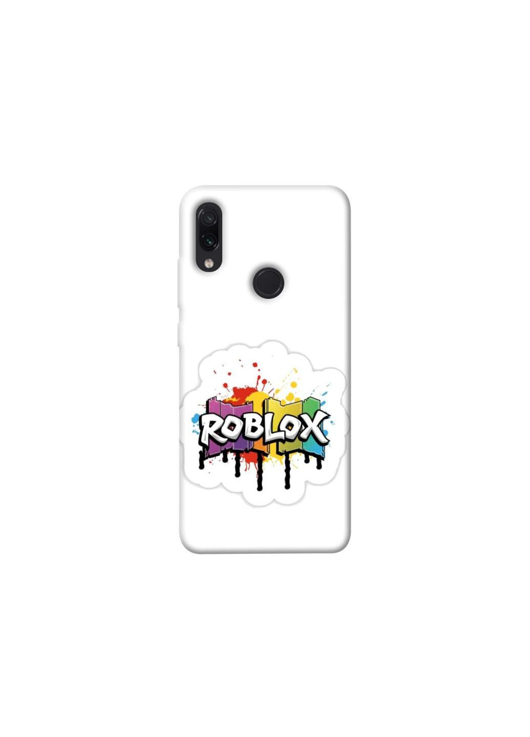 Чехол на Xiaomi Redmi Note 7 / Note 7 Pro / Note 7s Roblox logo ver.1 Frontalka (356092955)
