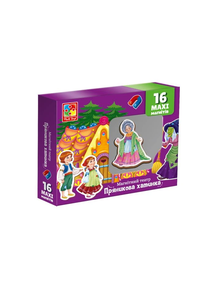 Настольная игра магнитный театр "Пряничный домик" VT3206-54 Укр Vladi toys (397322470)