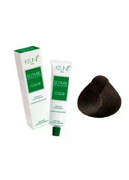 Крем-фарба без аміаку So Pure Color 4.37 Medium Expresso Brown 60 мл Keune (393597335)