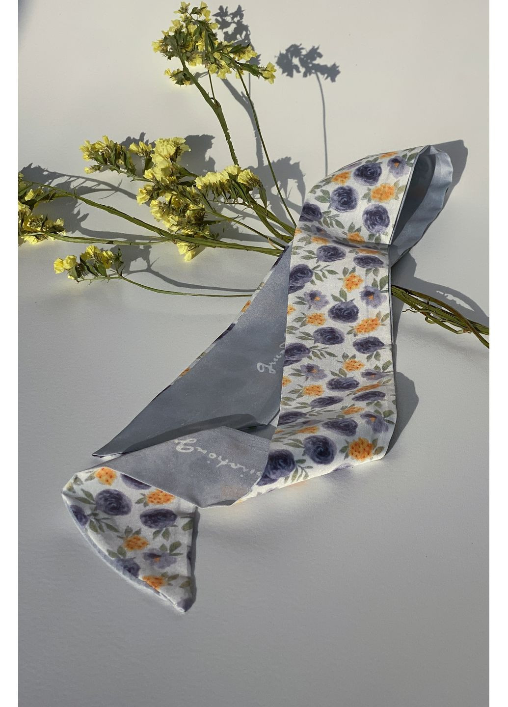 Стрічка квіти дрібні нюд CHICLY (357203843)