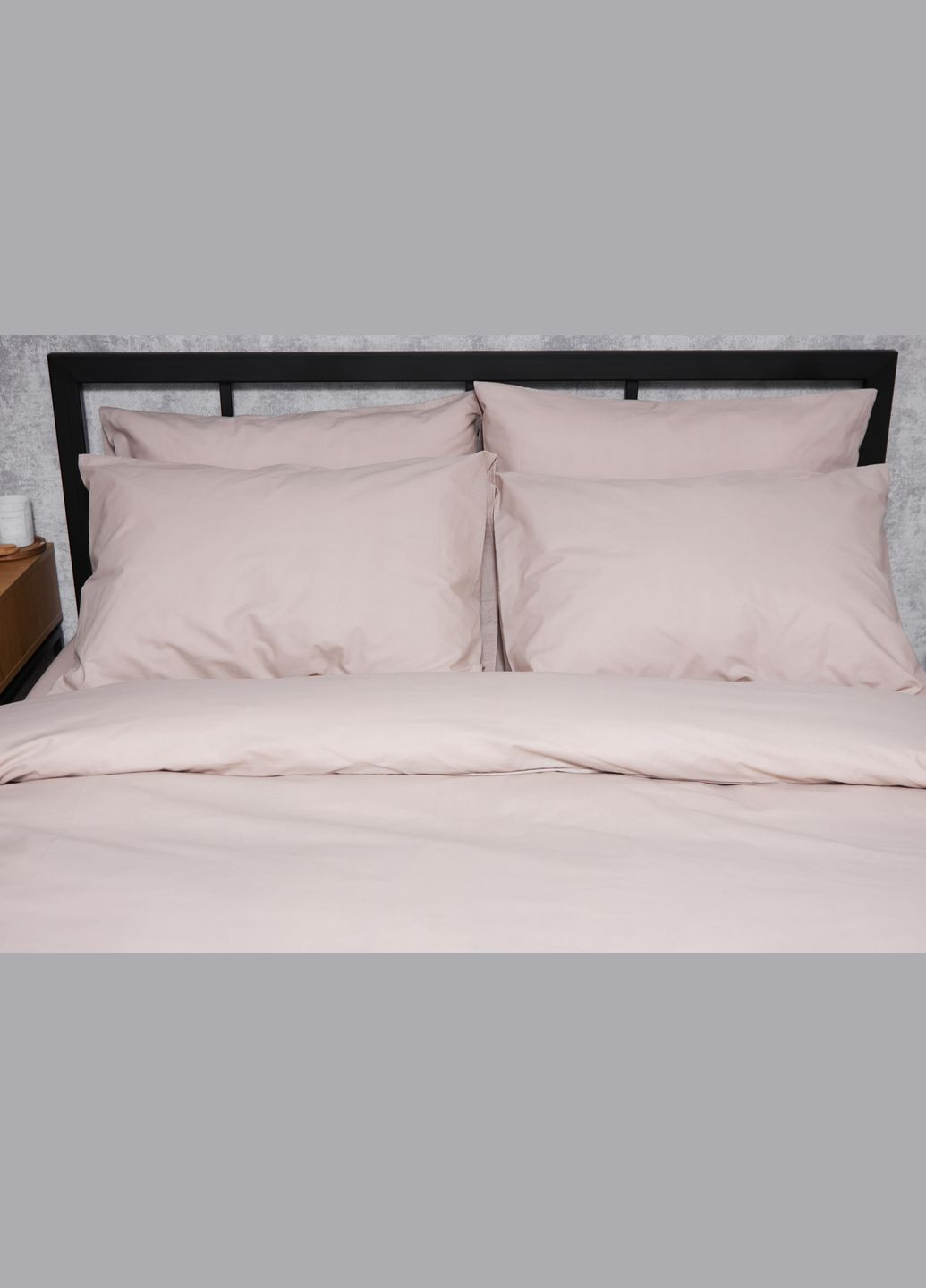 Комплект постільної білизни Бязь Gold Люкс «» двоспальні 175х210 наволочки 2х50х70 (MS-820004591) Moon&Star Blanc (293147778)