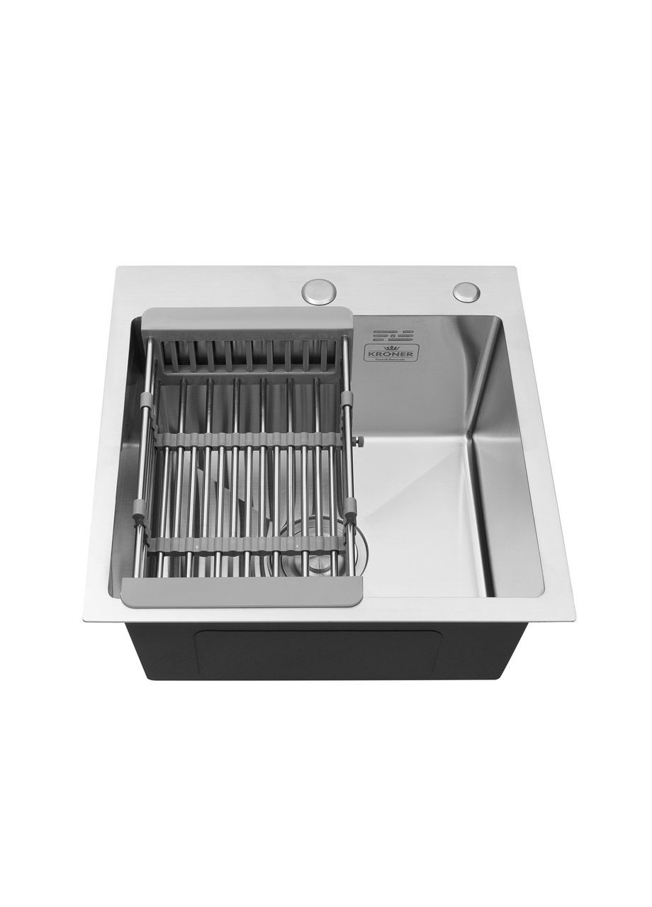 Кухонная мойка KRP Geburstet - 4545HM (3.0/1.0 мм) Kroner (368581413)