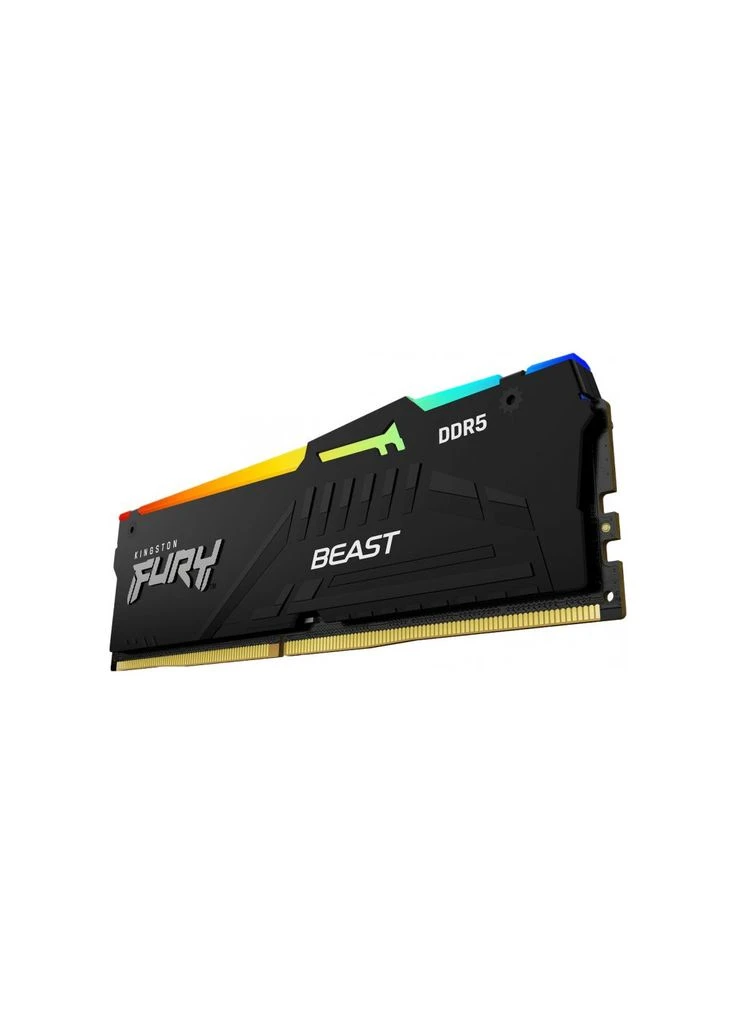 Модуль пам'яті для комп'ютера DDR5 32GB (2x16GB) 5200 MHz Beast RGB XMP Fury (ex.HyperX) (KF552C40BBAK2-32) Kingston (315786308)