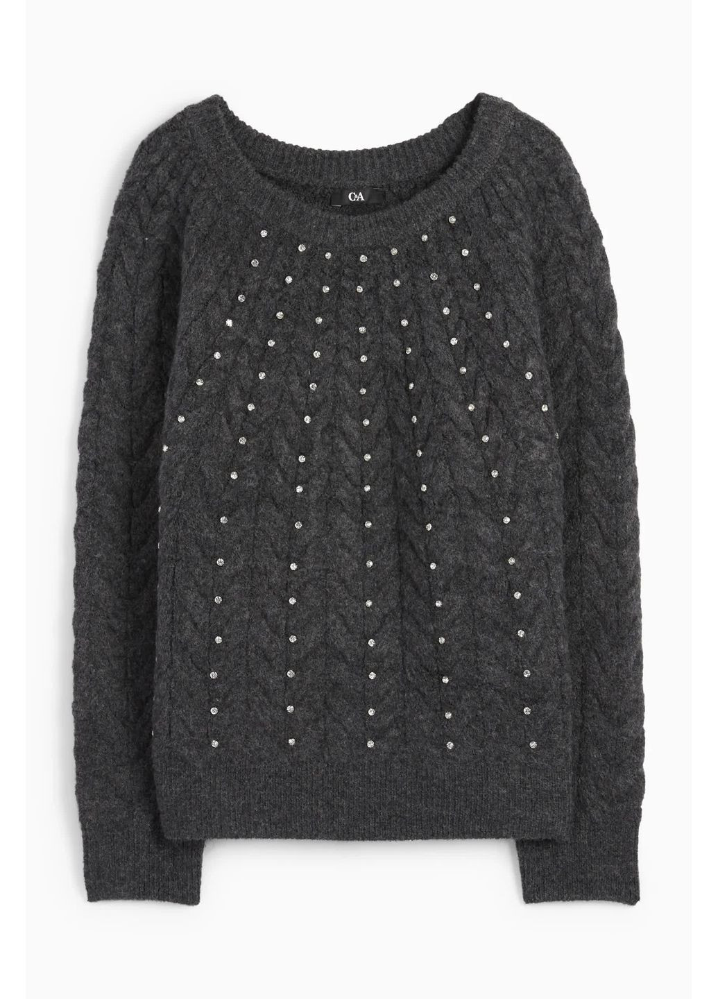 Серый демисезонный свитер C&A