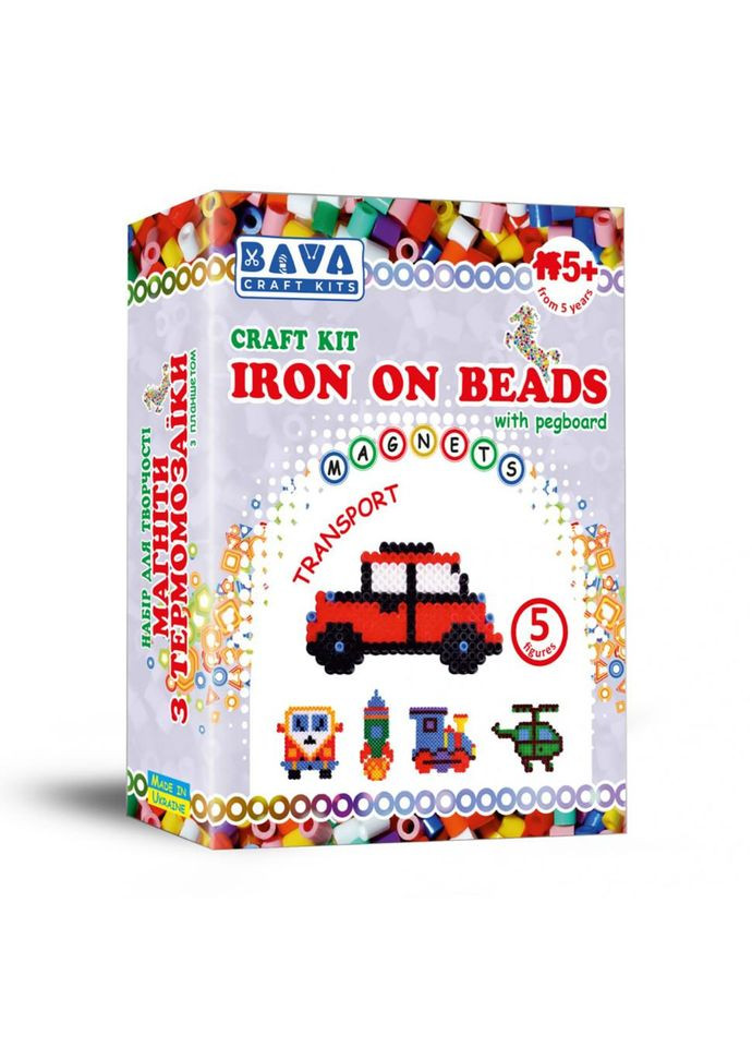 Набір для творчості "Магніти з термомозаїки без планшета "Транспорт" TM-019 No Brand (330605777)