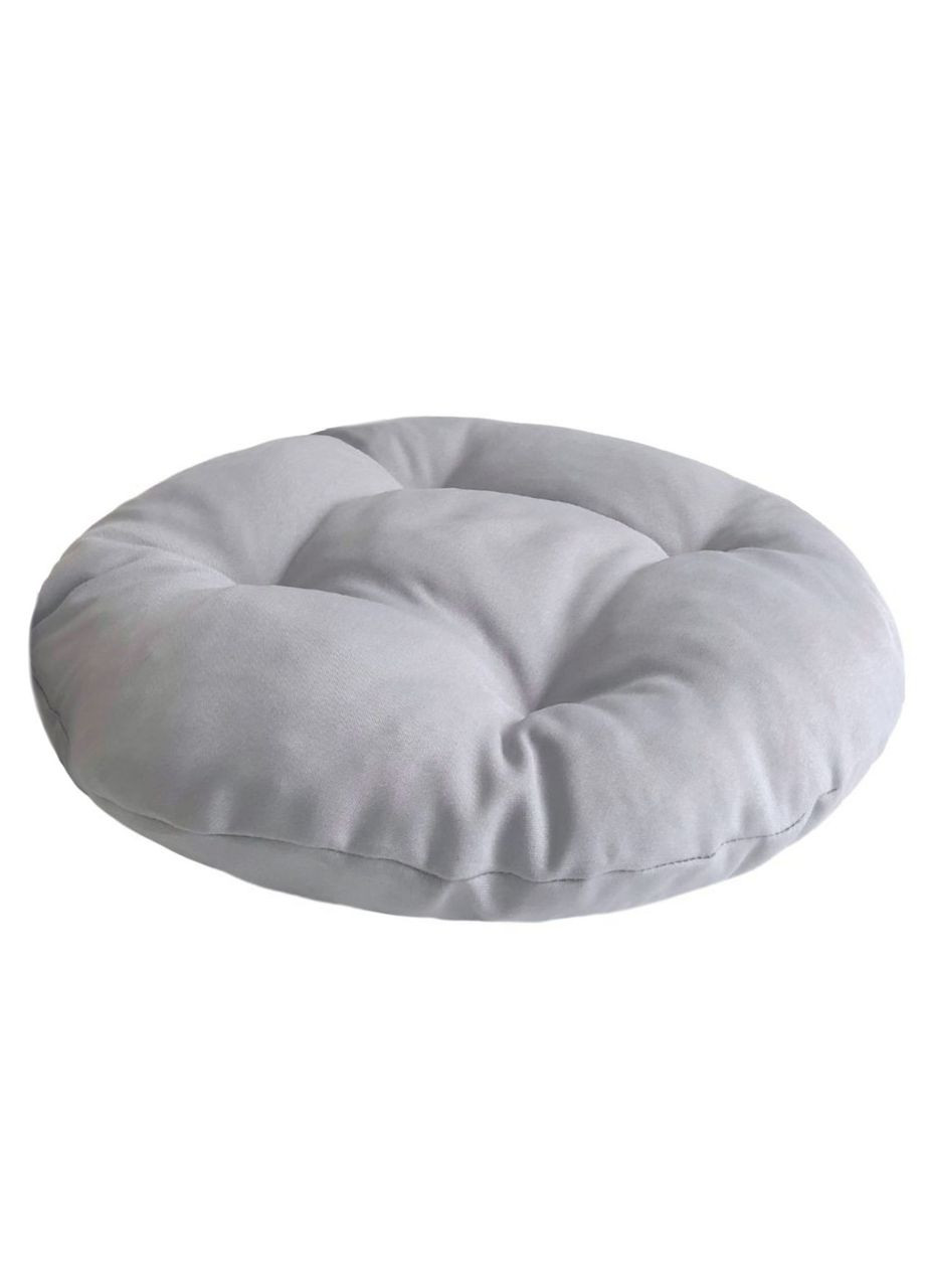 Подушка для кресла кокона Ø 80х8см светло-серый No Brand (324830099)