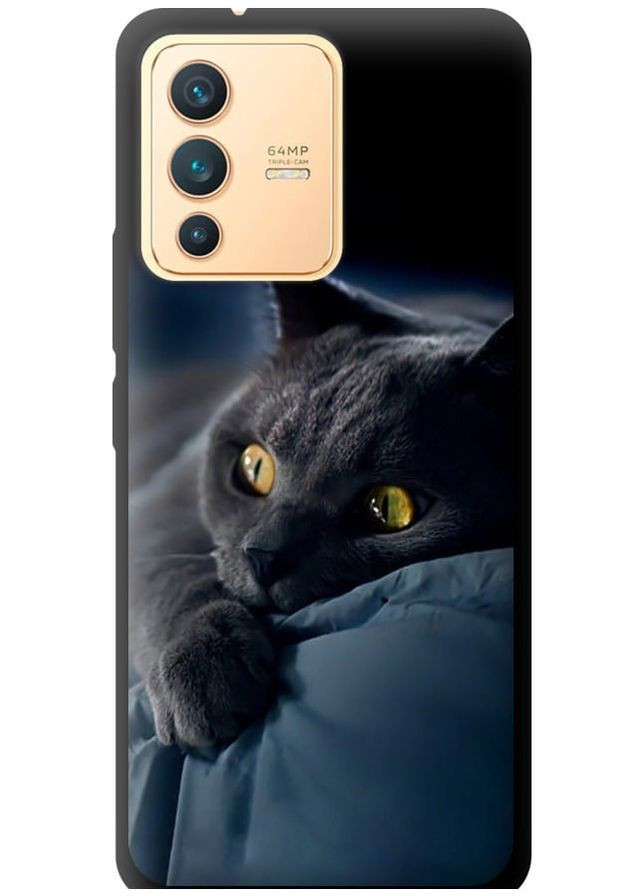 TPU чехол 'Дымчатый кот' для Endorphone Vivo V23 (265226626)