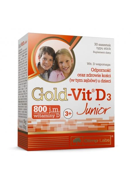 Вітаміни та мінерали Gold-Vit D3 Junior, 30 пакетиків Olimp (376169571)