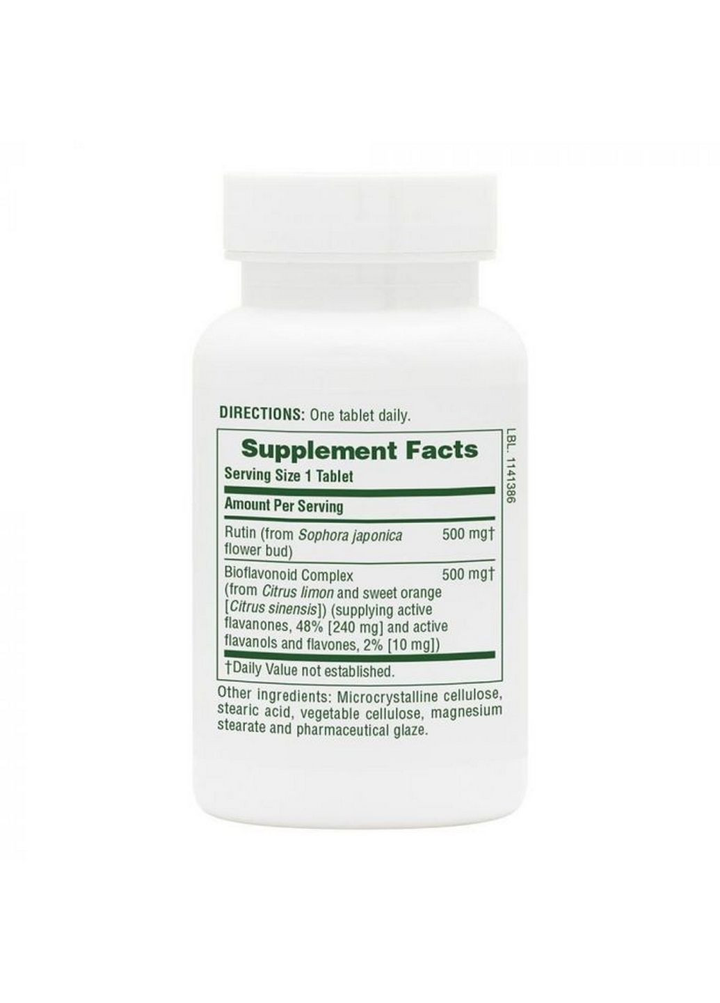 Вітаміни та мінерали BioRutin 1000 mg, 60 таблеток Natures Plus (293342100)
