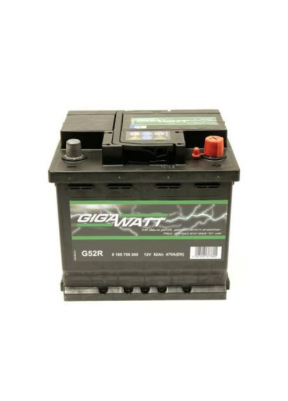 Акумулятор автомобільний (0185755200) Gigawatt 52А (370914706)
