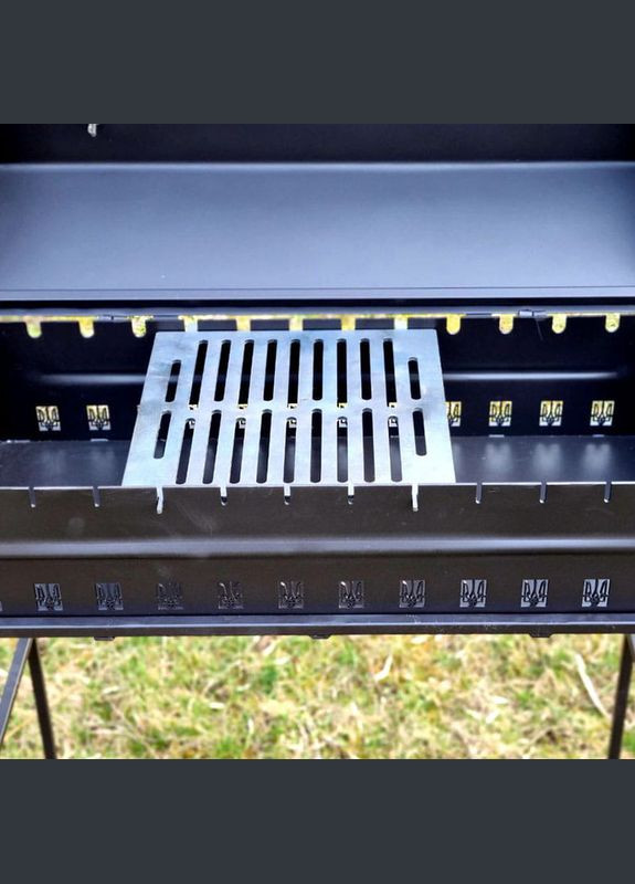 Мангал Садовий з кришкою 3 мм Boro (346529868)