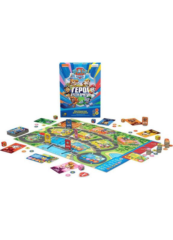 Настільна гра Щенячий Патруль: Герої Бухти Пригод (Paw Patrol: Heroes Of Adventure Bay) (укр) ( ) ROZUM R080UA (370762641)