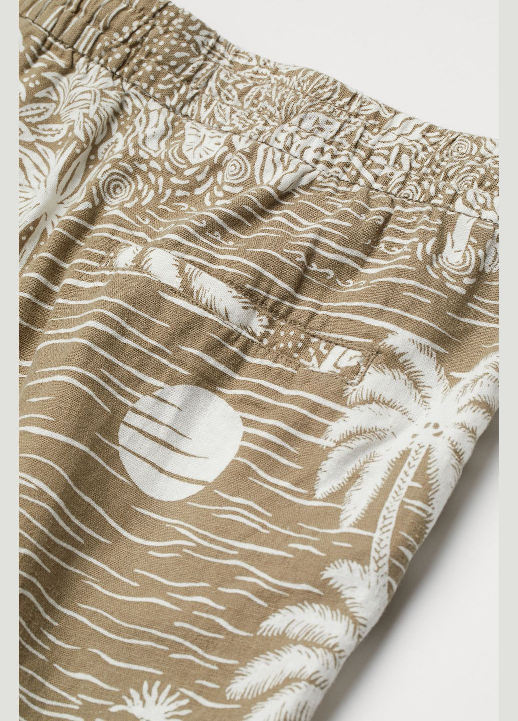 Шорти льон бленд H&M (303360442)