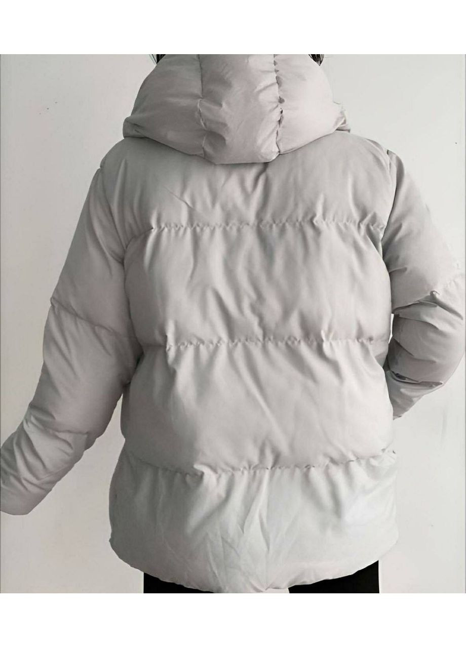 Сіра зимня ✨жіноча куртка з плащівки канада з якісним пошиттям заміри в описі✨ куртка-пальто DK/DL Мода без кордонів