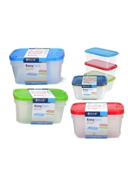 Набор контейнеров пищевых прямоугольных EB-18447 1100 мл 3 предмета Edenberg (364764491)