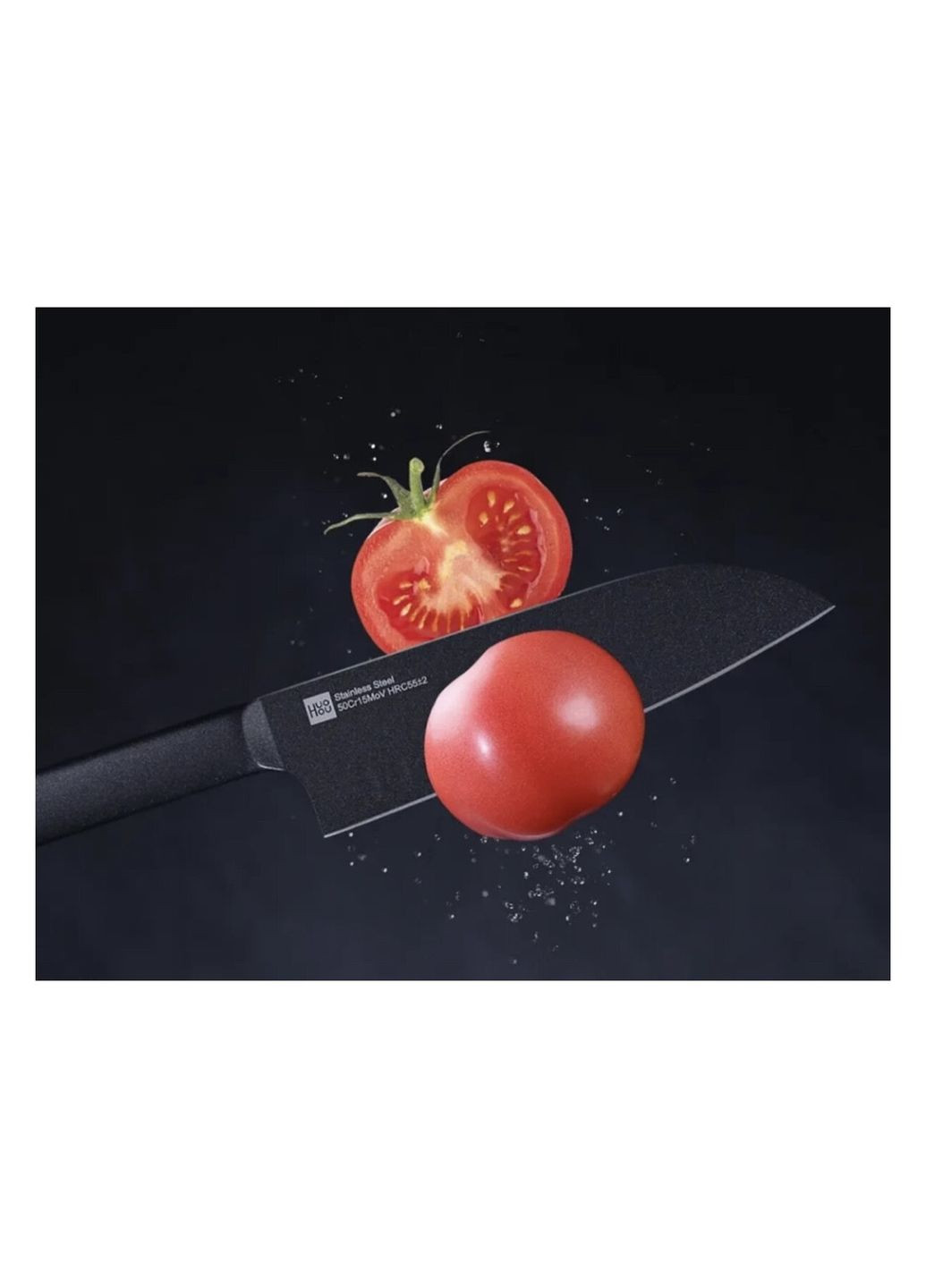 Набор ножей HuoHou Heat Knife Set 2 pcs Black из 2 предметов Xiaomi чёрные,