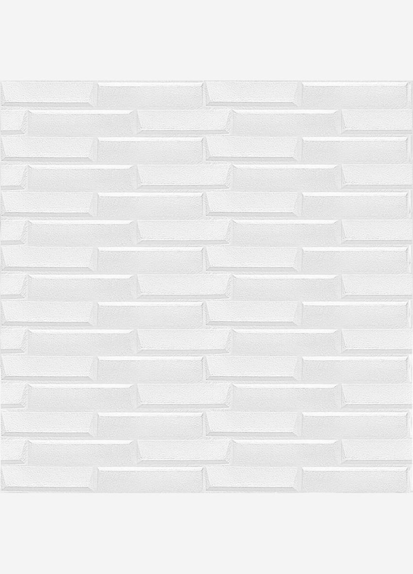 Самоклеющаяся 3D панель белая кладка 3080x700x5мм SW-00001759 No Brand (328578366)