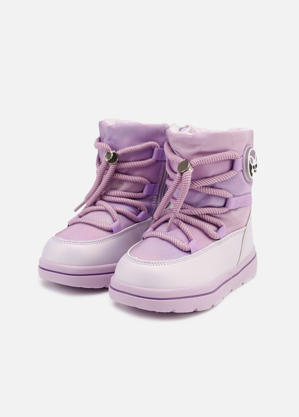 Дутики для дівчинки колір бузковий ЦБ-00259224 No Brand (309151157)