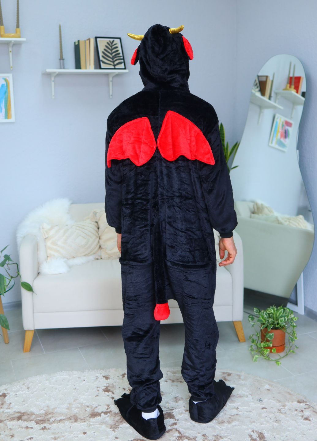 Кигуруми мужское с капюшоном Дьявол с крыльями (1125/1) My Kigu (360753468)