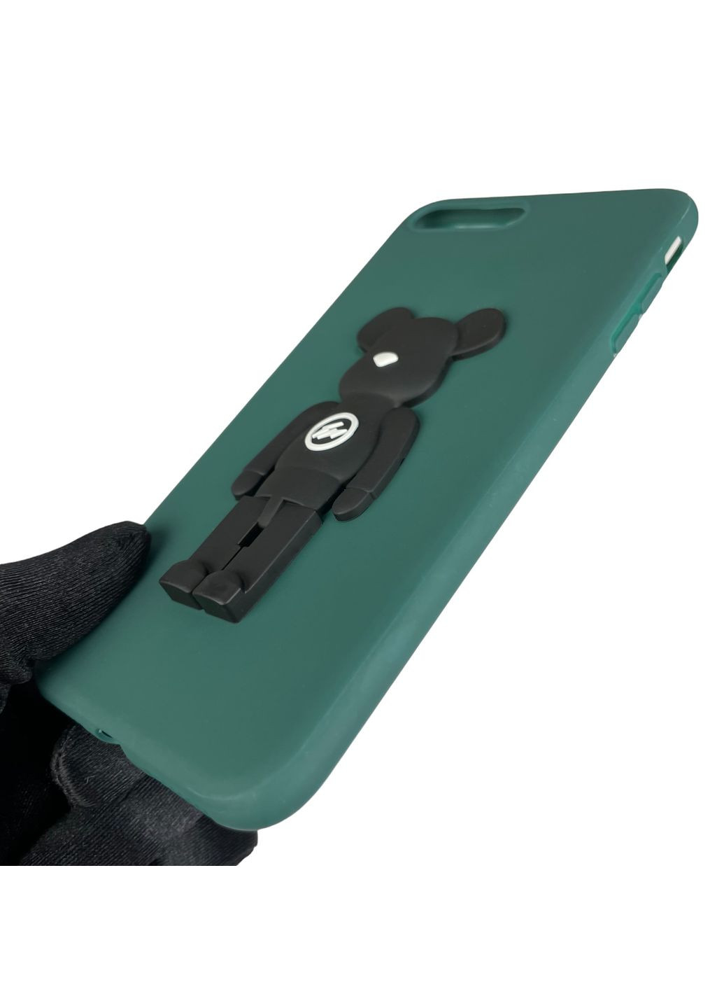 Чохол для iPhone 7 Plus дитячий з ведмедиком на айфон 7 плюс темно-зелений Apple (366388037)