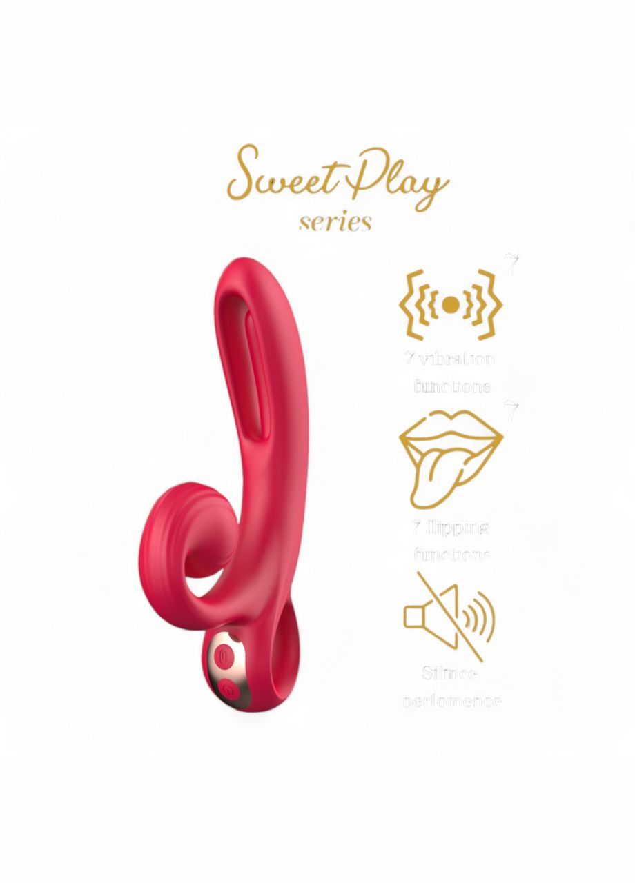 Вибратор Rabbit с язычком для куни Вибраторкролик необычный для G-точки c клиторальным отростком Vibrator OEM (317748235)