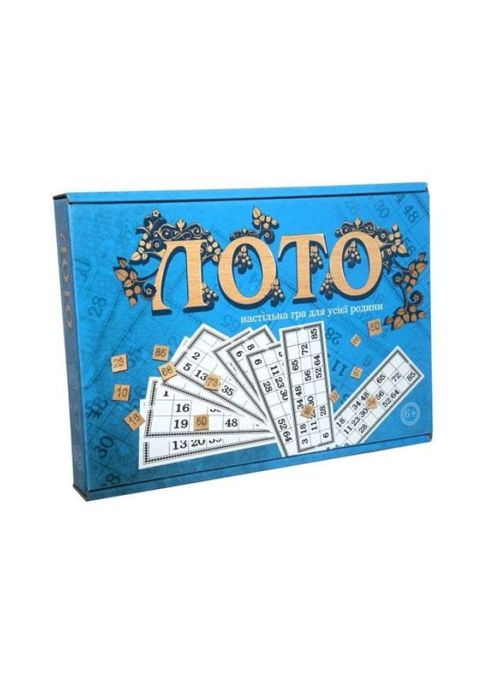 Настільна гра Лото з дерев'яними фішками, Strateg (300075163)