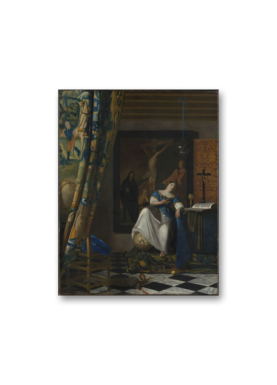 Друк на полотні Алегорія Віри Ян Вермеєр 20x30 No Brand (346494833)