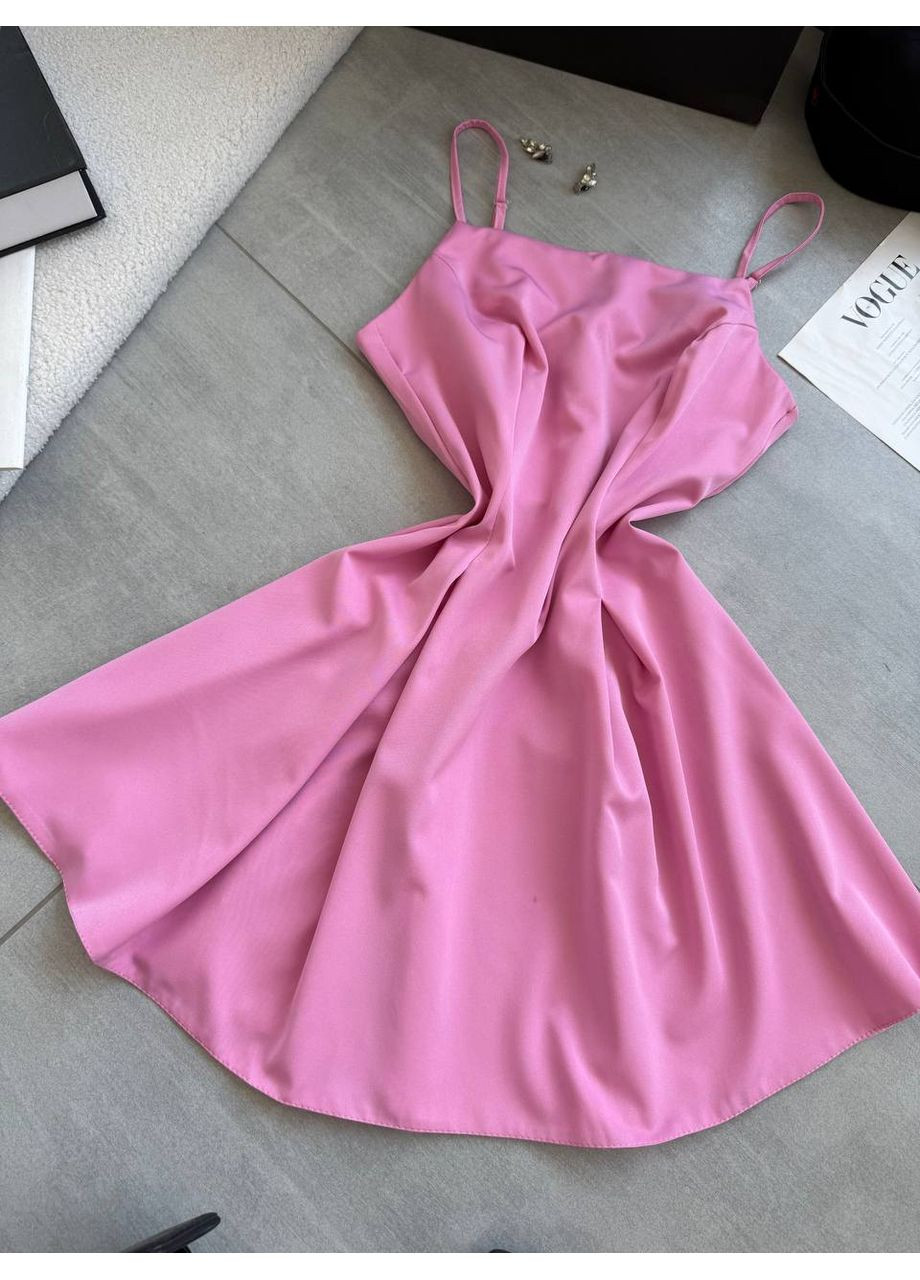 Рожева повсякденний сукня жіноча а-силует Україна однотонна