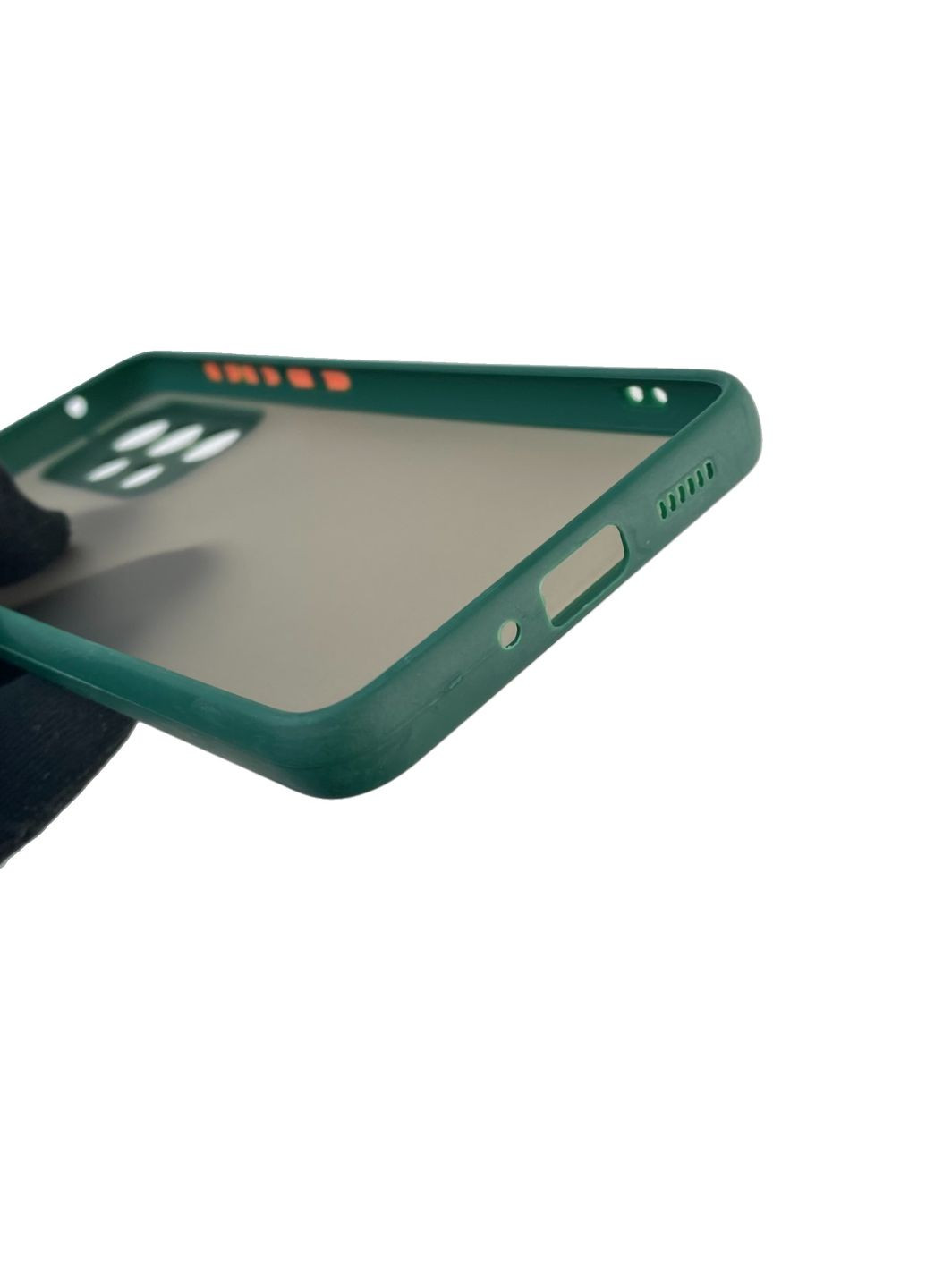 Чехол для телефона Galaxy A33 5G (SM-A336) с высокими бортами защитой камеры самсунг а33 темно-зеленый Samsung (366388198)