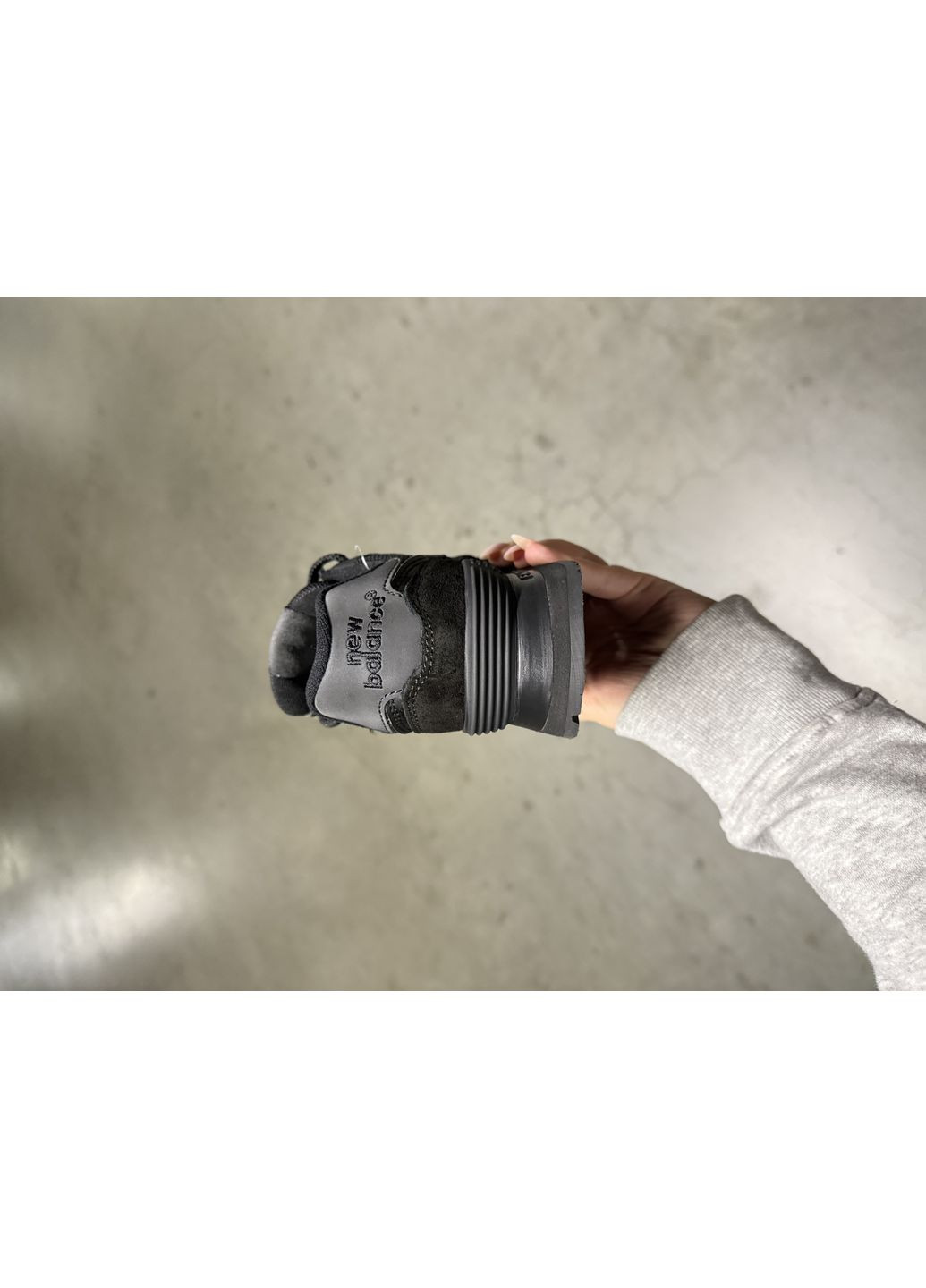 КРОССОВКИ ЖЕНСКИЕ NEW BALANCE 574 ALL BLACK НЬЮ БЕЛАНС 574 No Brand чёрные демисезоны (368887680)