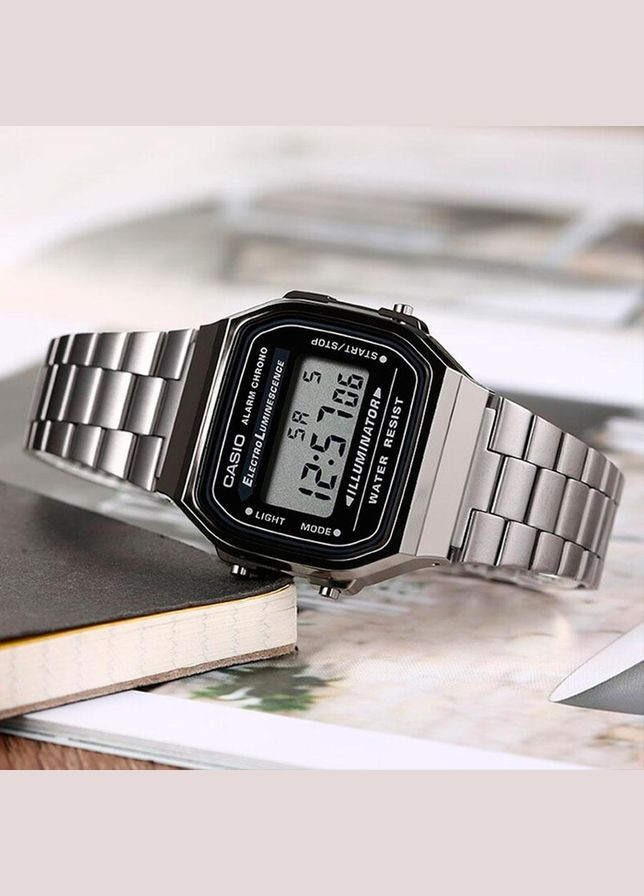 Наручний оригінальний годинник A168WGG-1B - чоловічі Casio (316716473)