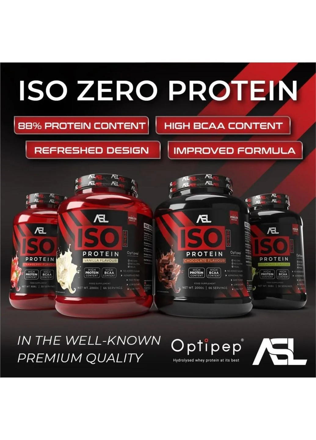 Протеїн AllSport Labs Iso Whey Protein 2 kg (Hazelnut cream) All Sports Labs (401866549)