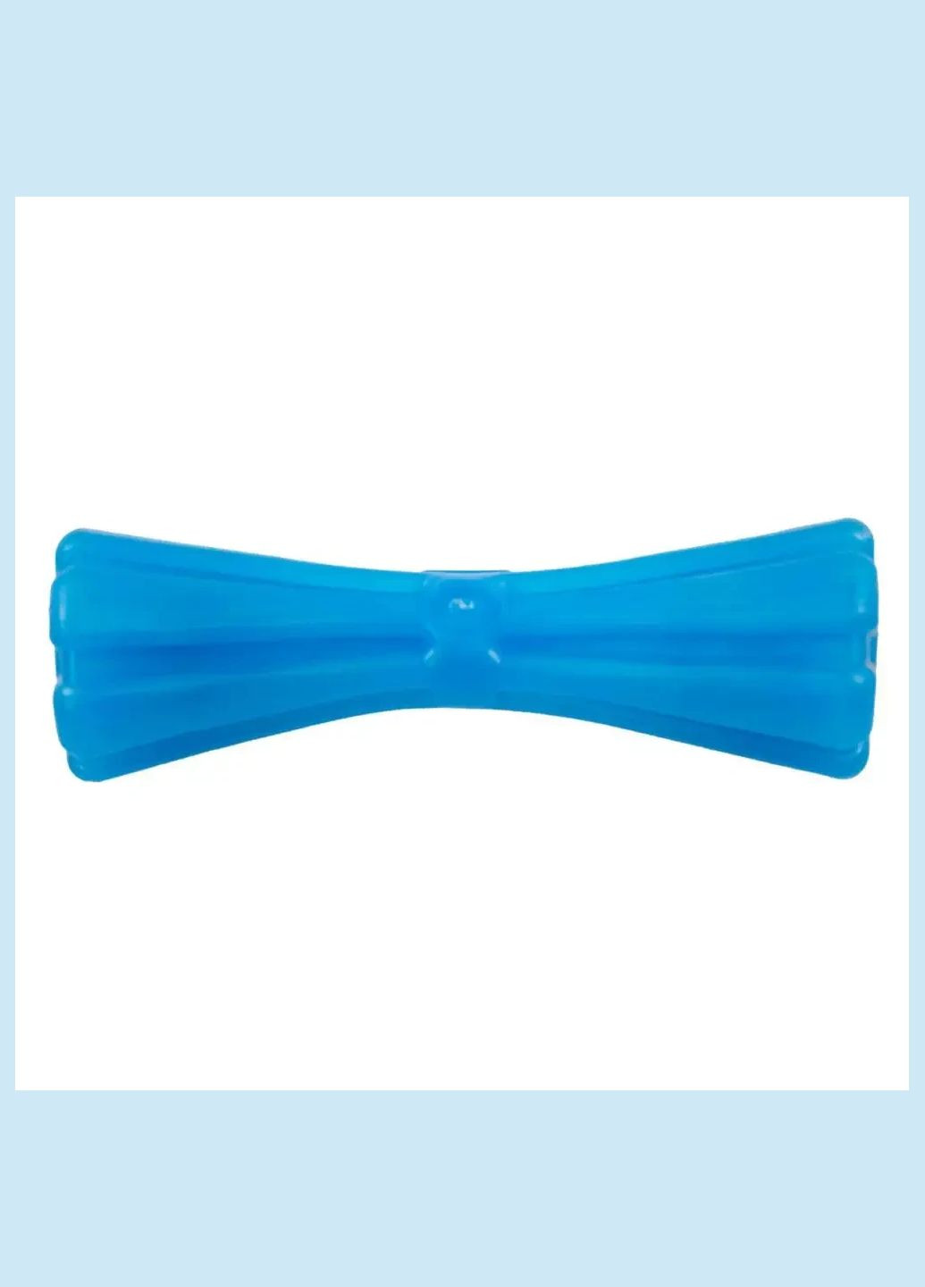 Іграшка для собак гантель 12 см, блакитна AGILITY (278308622)